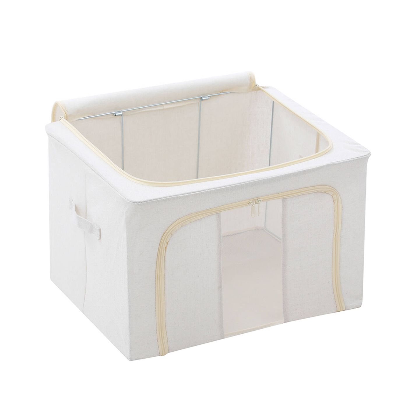 Linen storage box for home organisation and decluttering, ideal for tidy storage solutions in NZ homes.