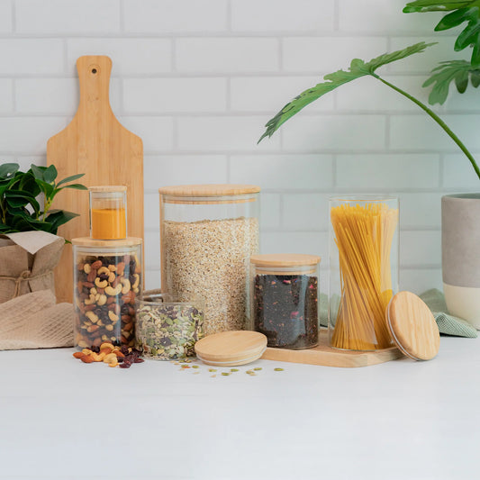 1.25L Round Glass Container