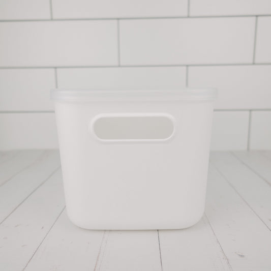 Mini Everything Tub, plastic container perfect for pantry organisation, kitchen storage, and home organisation services NZ.