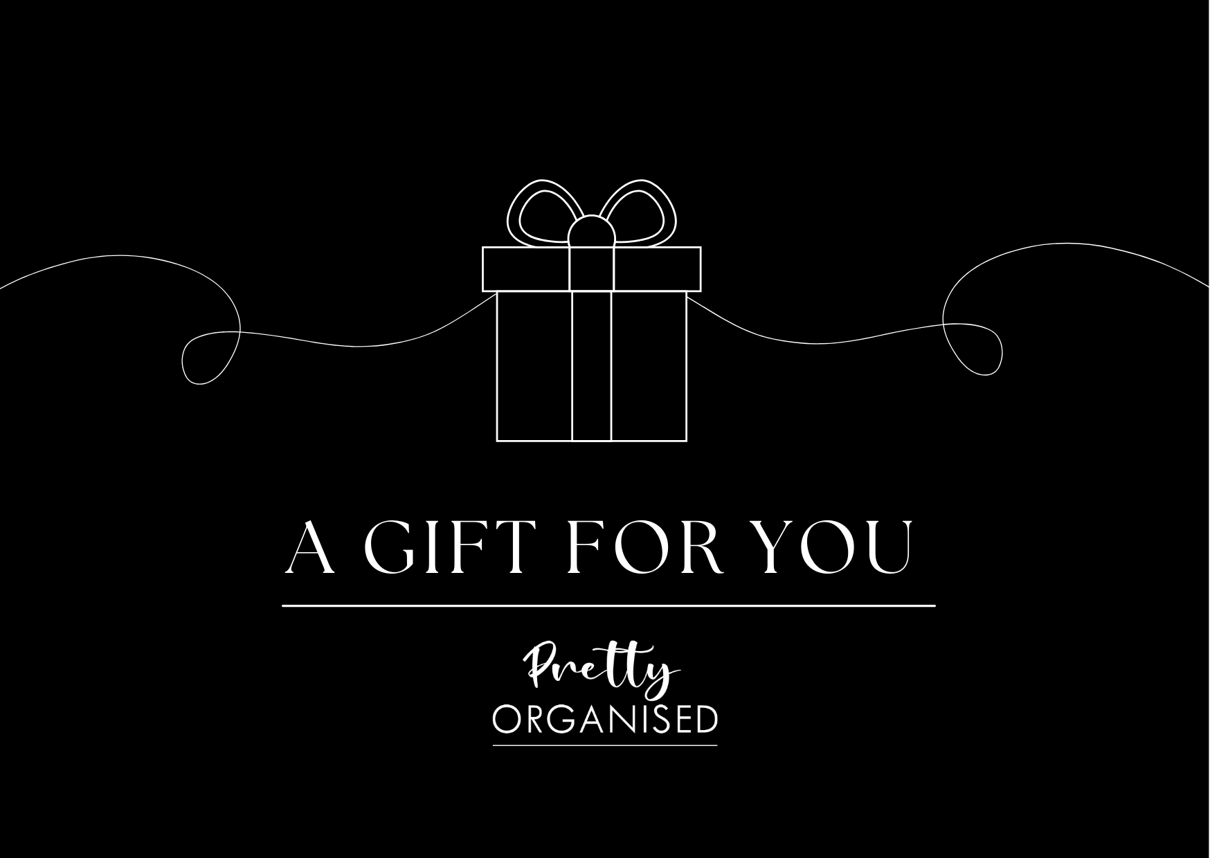 Gift voucher for home organisation services, perfect for decluttering and organising NZ homes.