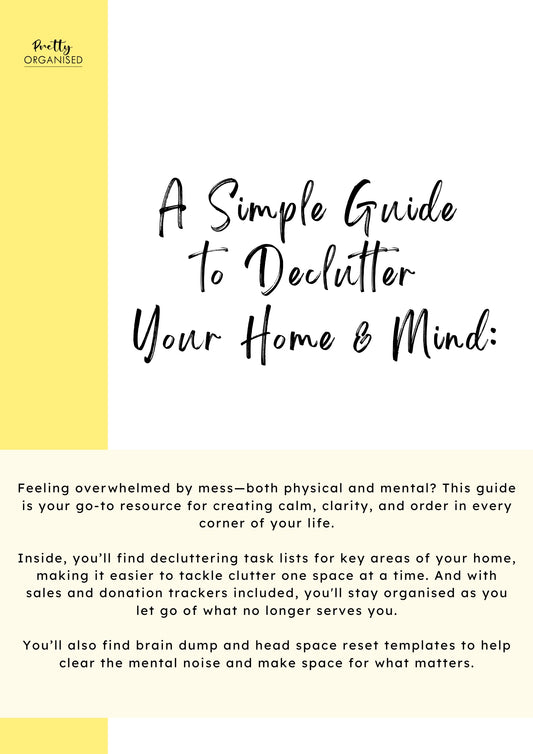 Simple guide to declutter your home and mind with expert home organisation services and decluttering services NZ.