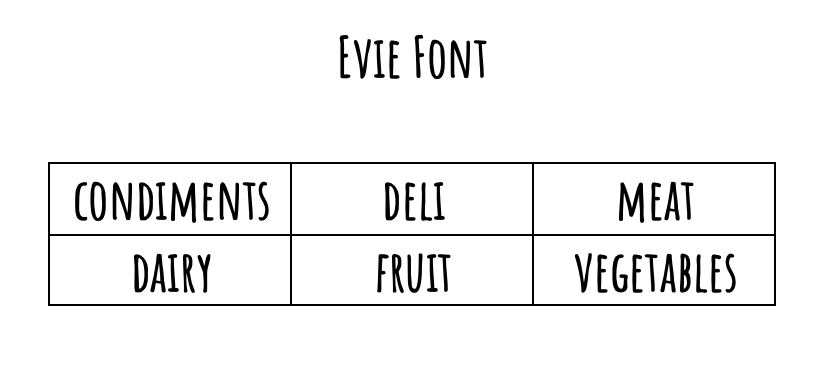 Fridge Label Sets