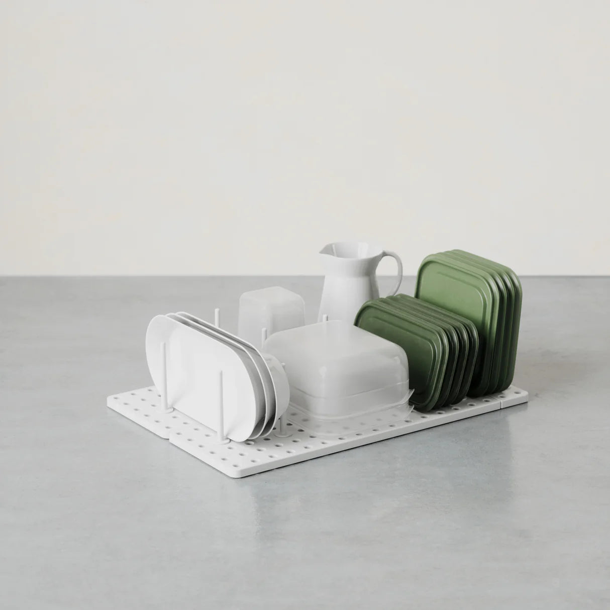 white drawer organiser adjustable