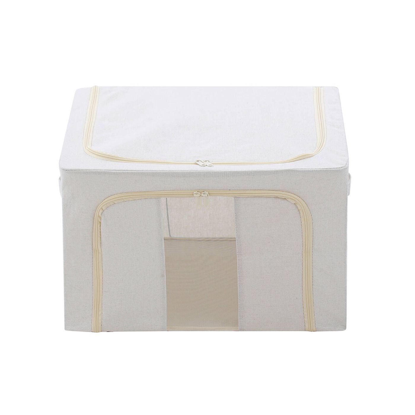 Linen storage box for home organisation and decluttering, ideal for tidy storage solutions in NZ homes.