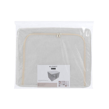 Linen storage box for home organisation and decluttering, ideal for tidy storage solutions in NZ homes.
