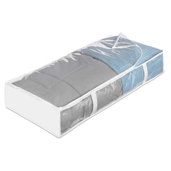 Underbed storage bag for home storage and decluttering, perfect for maximising space in NZ homes.
