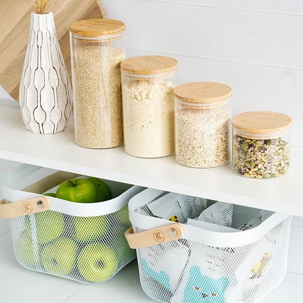 1000ml Round Glass Container