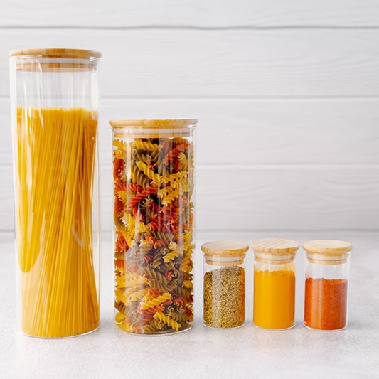 2L Round Glass Container