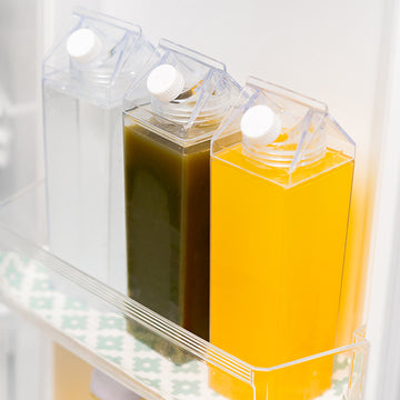Plastic beverage storage container for fridge organisation and kitchen storage, ideal for NZ home organisation solutions.
