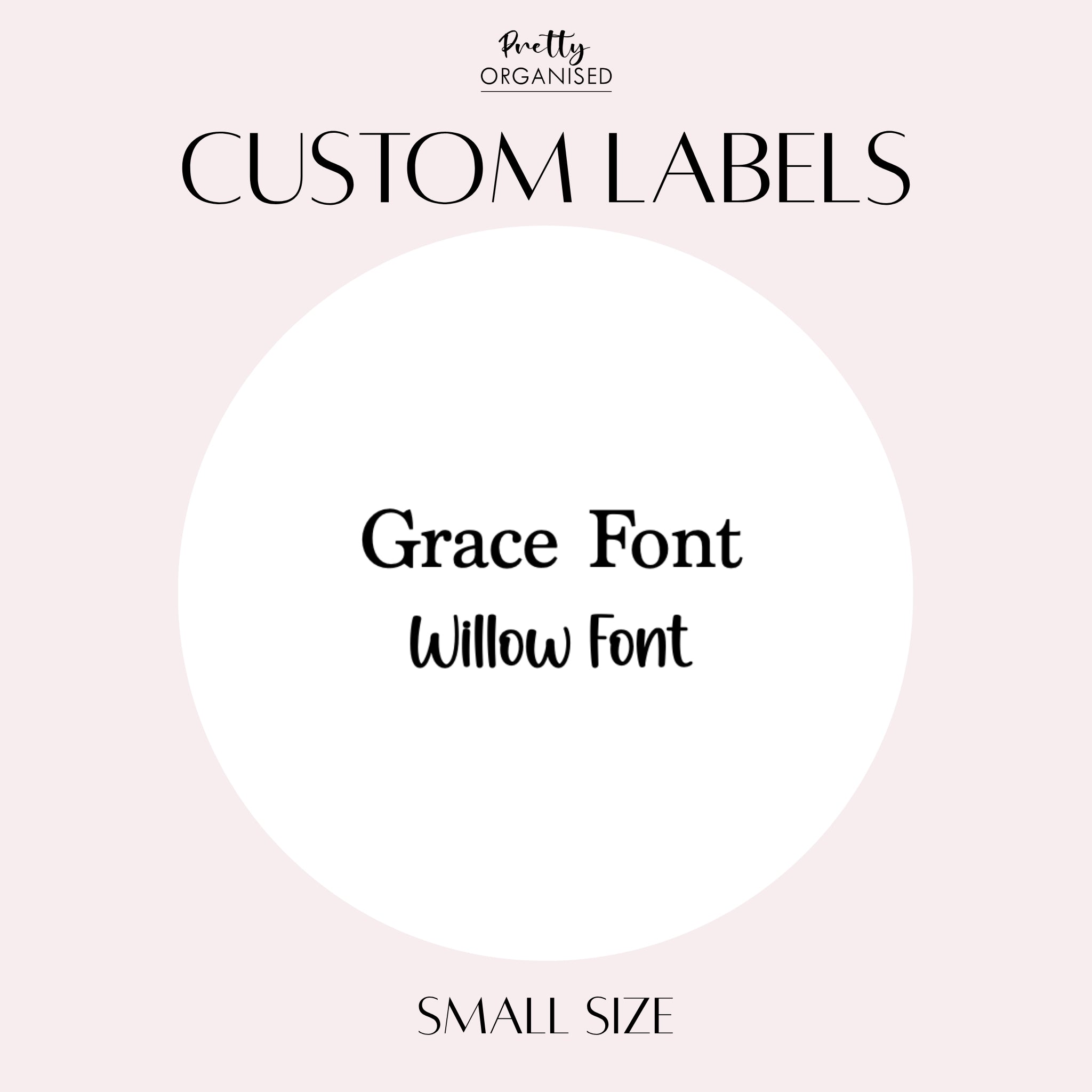 Small Custom Labels | Personalised Labels – Pretty Organised NZ