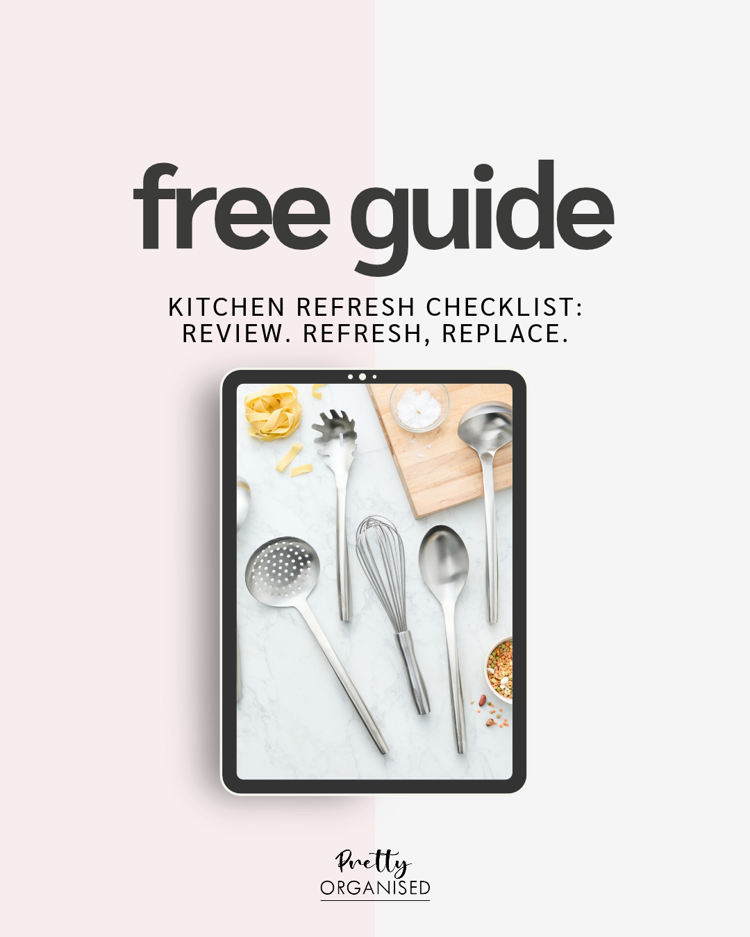 FREE Guide!  Kitchen Refresh Checklist