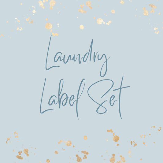 Laundry Label Set