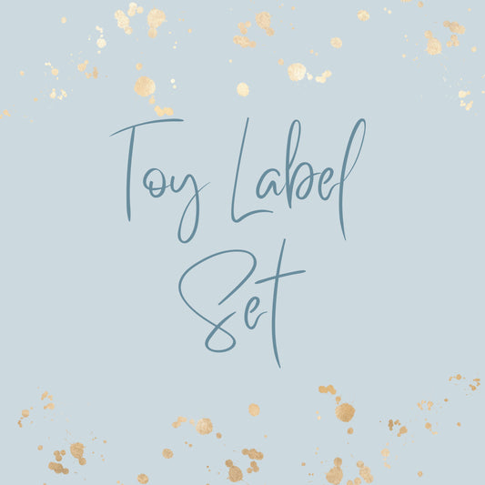 Toy Label Set