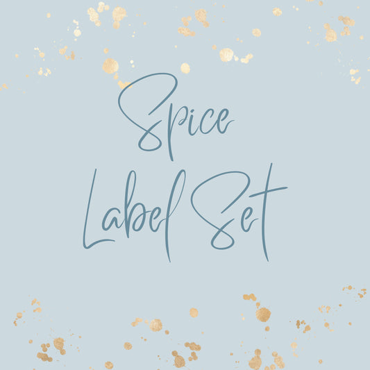 Spice Label Set