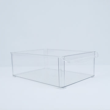Medium plastic fridge tray for fridge organisation and kitchen storage, perfect for decluttering in NZ homes.
