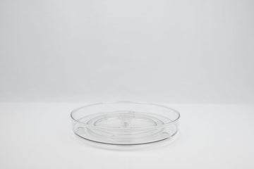 Rotating turntable for kitchen storage, perfect for pantry organisation and decluttering services NZ.
