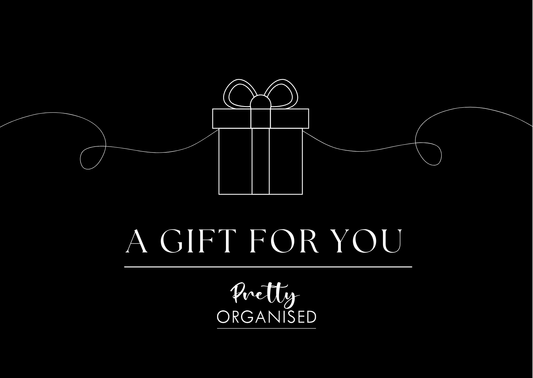 Gift voucher for home organisation services, perfect for decluttering and organising NZ homes.
