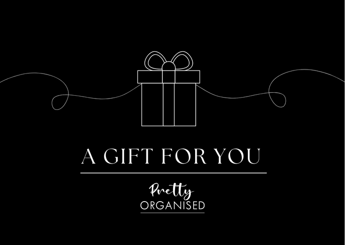 Gift voucher for home organisation services, perfect for decluttering and organising NZ homes.
