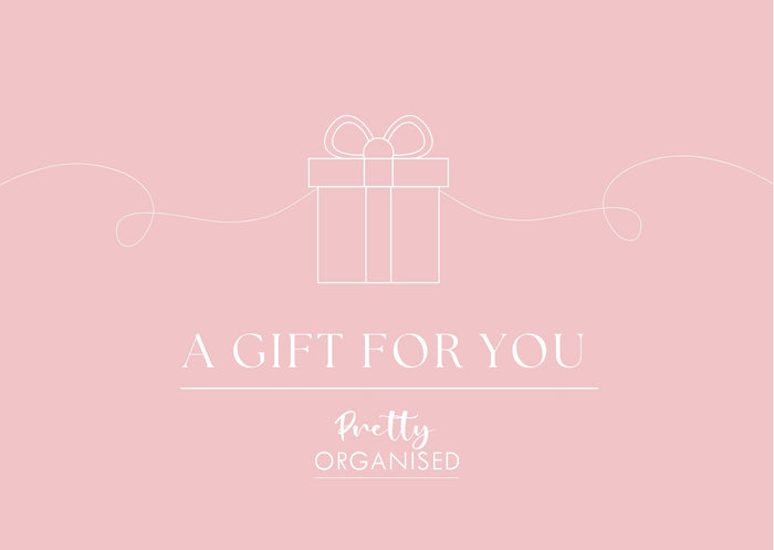 Pretty Organised Gift Card